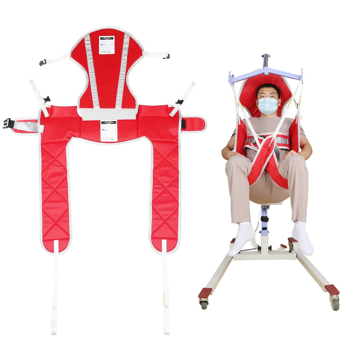 EZ Assistive Eslinga de elevación para pacientes, ortesis médicas de transferencia de ayuda de elevación de pacientes para baño de ducha de ancianos, elevadores de pacientes para uso doméstico,